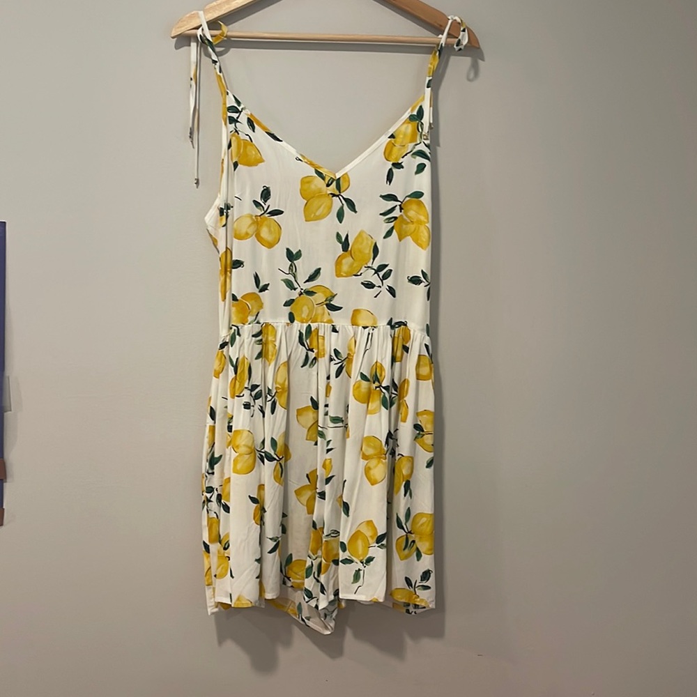 A Perfect Lemon Romper or even Beach Cover Up !!